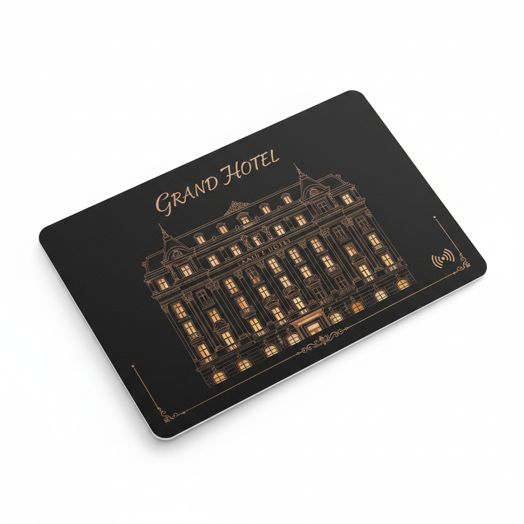 Hotel Illustrated Card