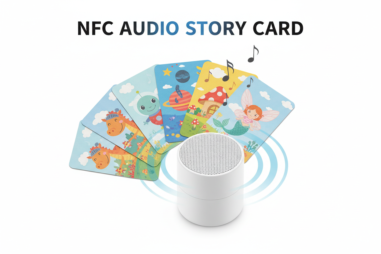 Multiple Story Cards with NFC Speaker