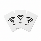 White NFC Cards Fan