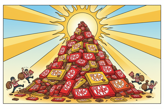 What? 12 tons of Nestlé KitKat chocolate vanished without a trace after being stolen?! If only you’d found us sooner…