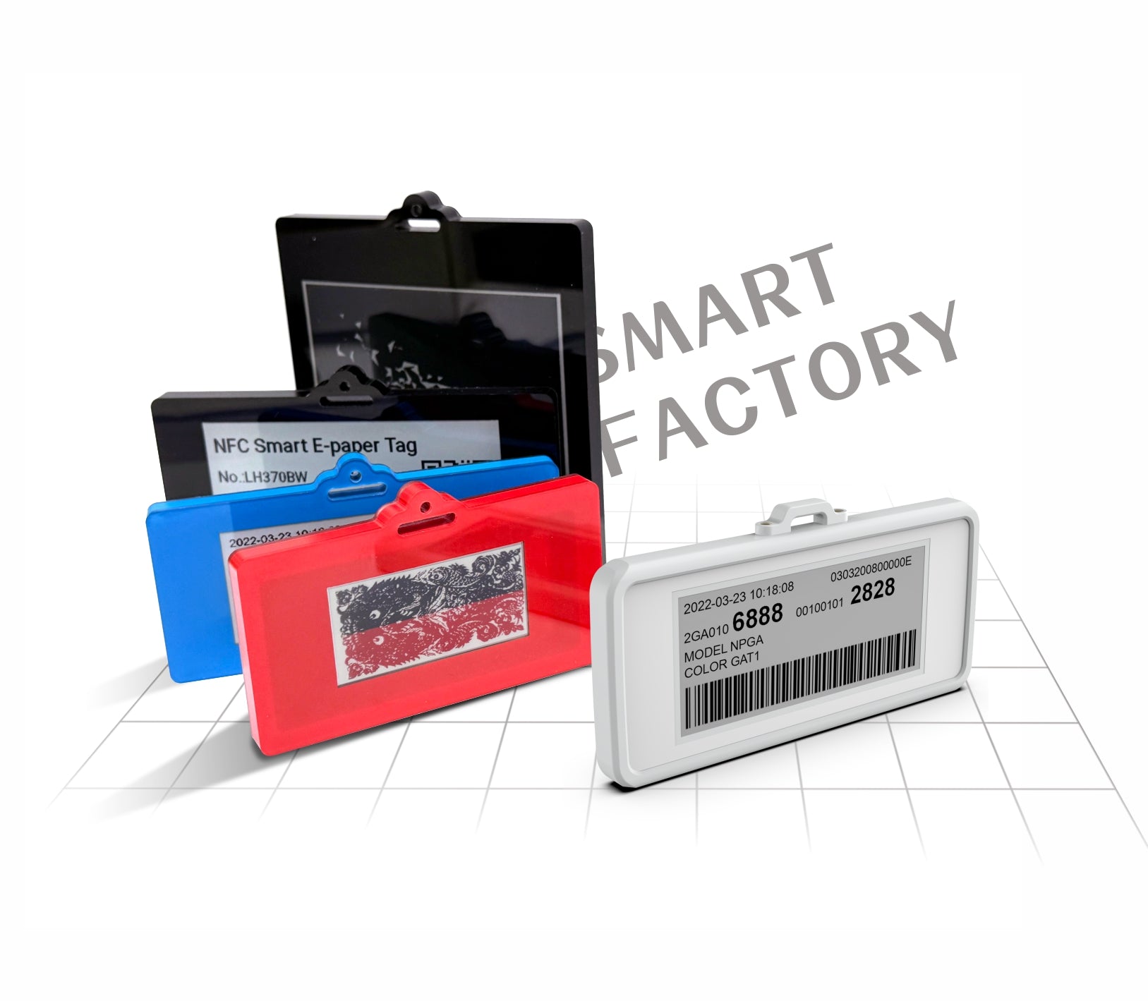 Eink Tag ESL Supplier - NFC Electronic Shelf Label Customizable Sizes