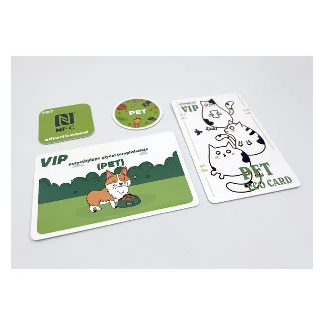 Eco-Friendly Smart Card | PET, PETG, PLA, Recycled PVC, Teslin