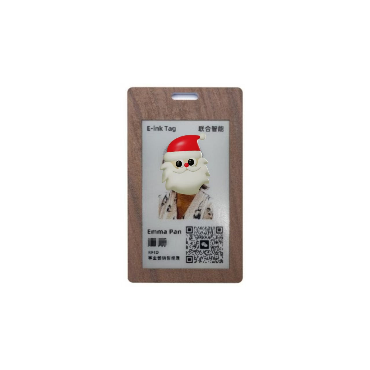 3.7" NFC E-ink Employee Badge - Smart ID Card Solution