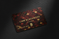 Black Red Gold Scale