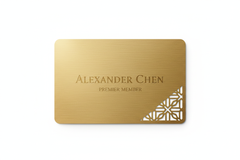 Brushed Gold Corner Cutout