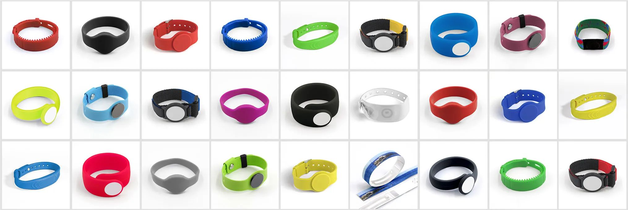 NFC Wristband - Silicone RFID Bracelet for Access Control & Events