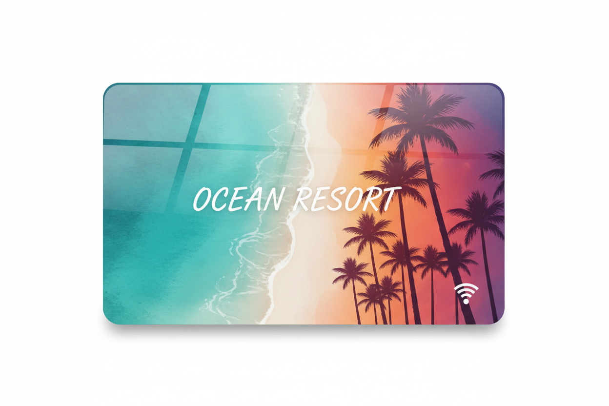 Ocean Resort Tropical Card