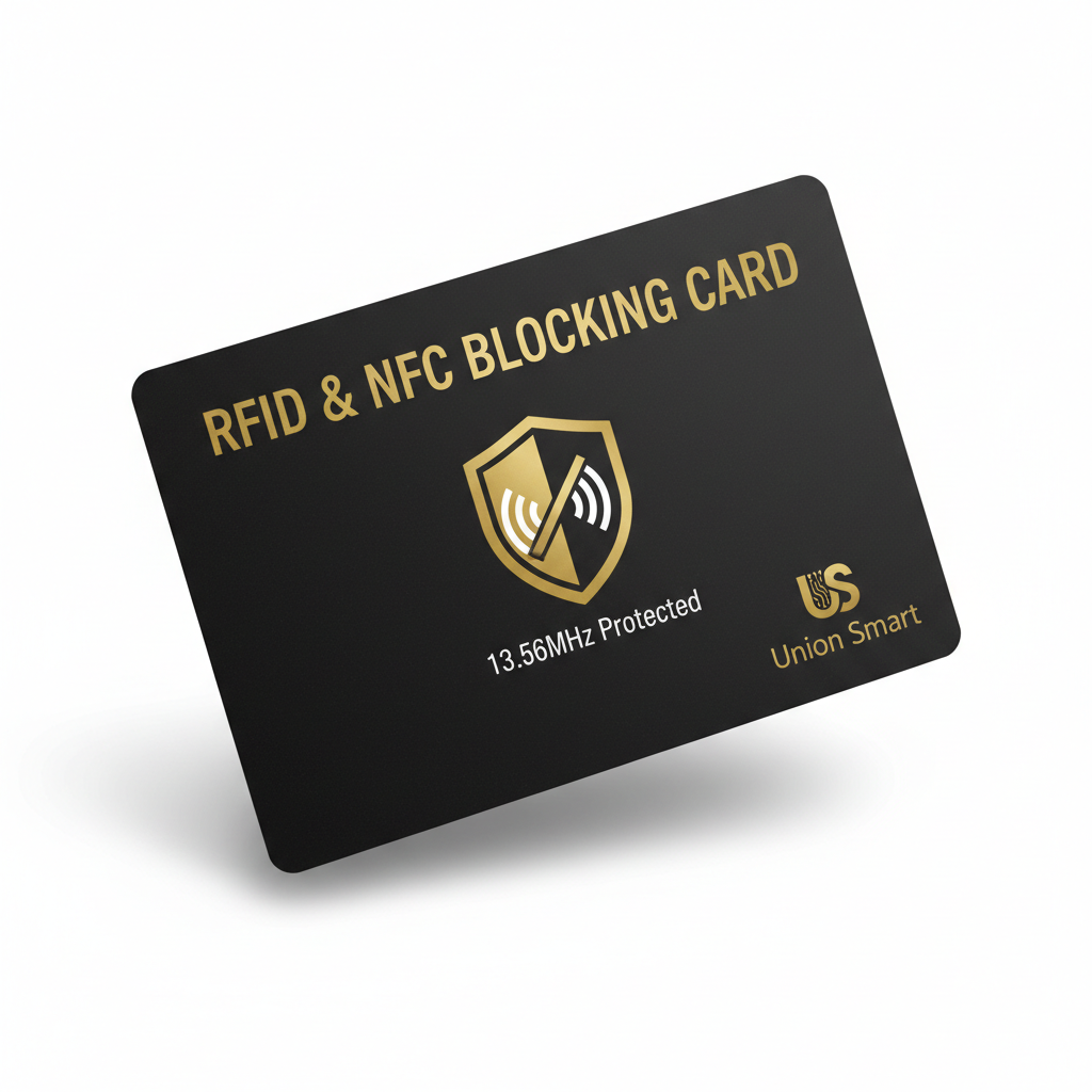 RFID NFC Blocking Card - Black Premium Version