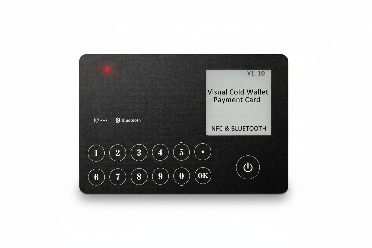 Visual Cold Wallet Card 白底产品主图