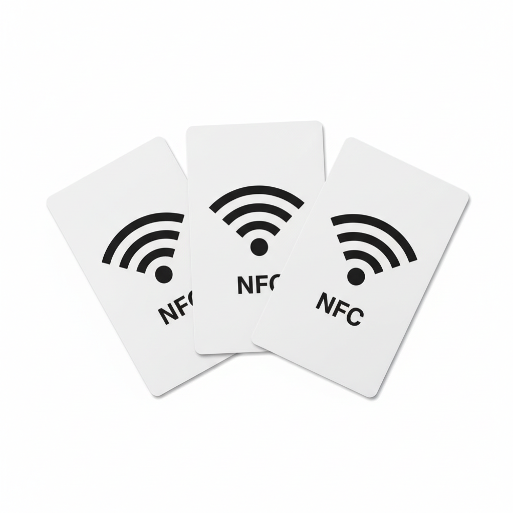 White NFC Cards Fan