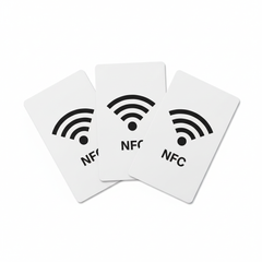 White NFC Cards Fan